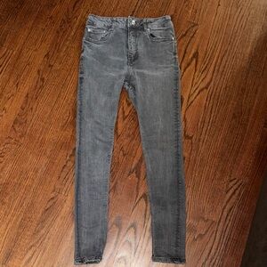 Zara Women's Dark Gray Skinny Jeans